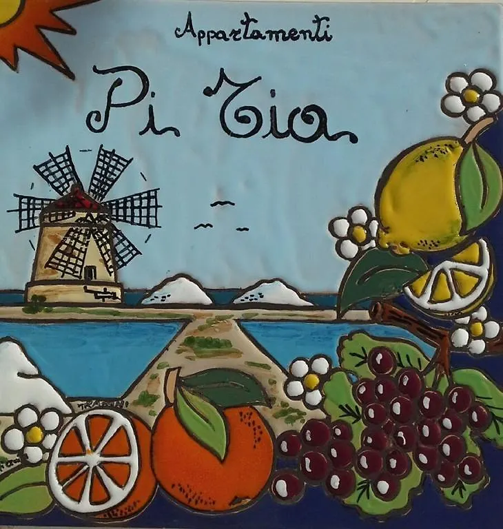 شقة تراباني Appartamenti Pi Tia